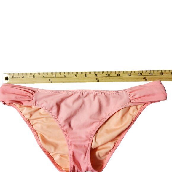 Victoria's Secret Swimwear Bikini Bottom Women's Size Medium Peach The Knockout - Picture 10 of 10